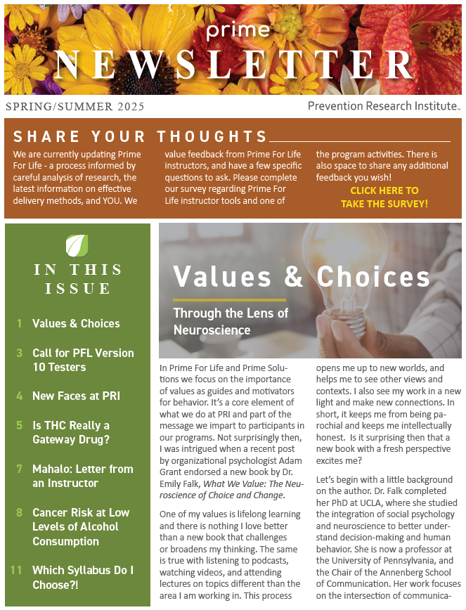 Prime Newsletter