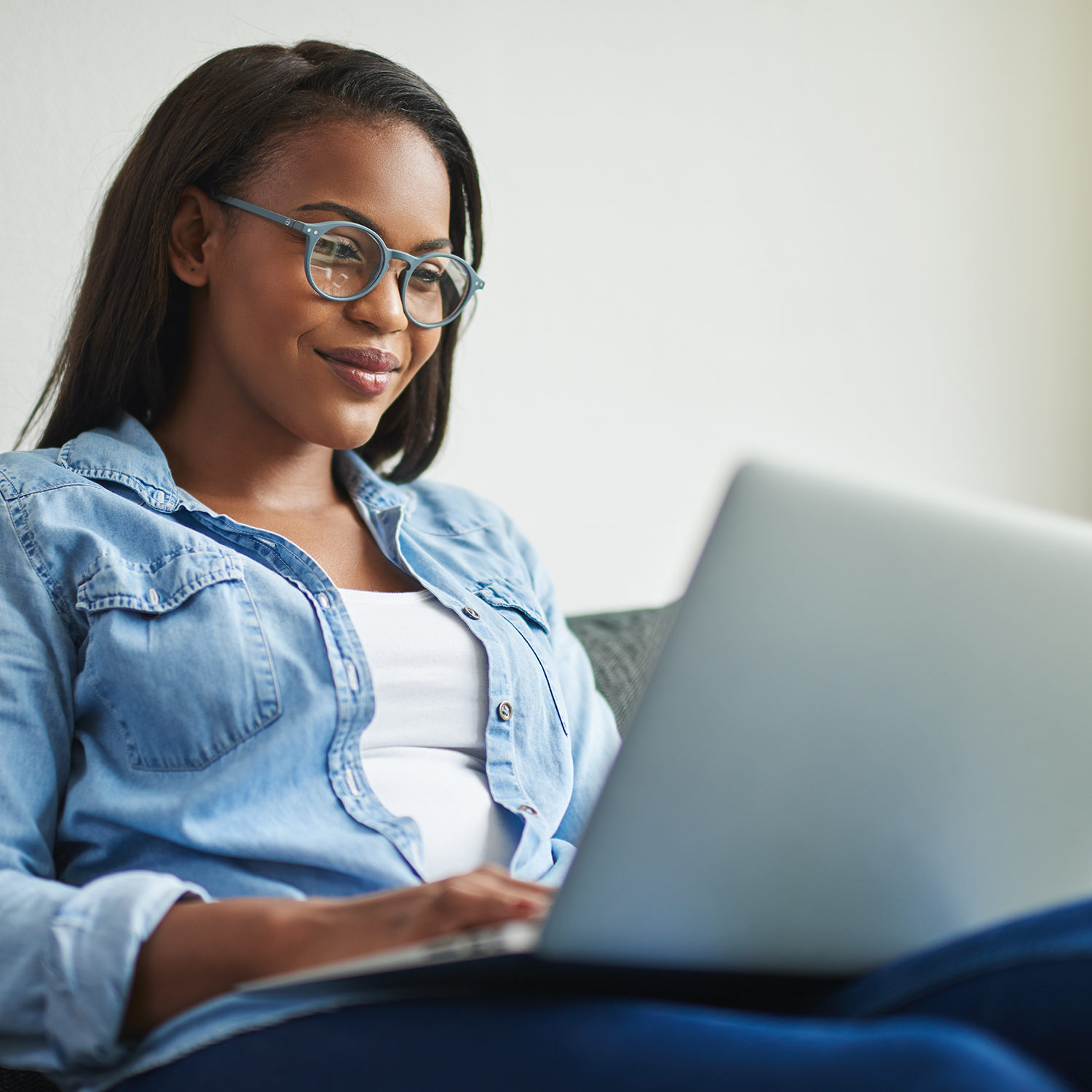 Woman on laptop