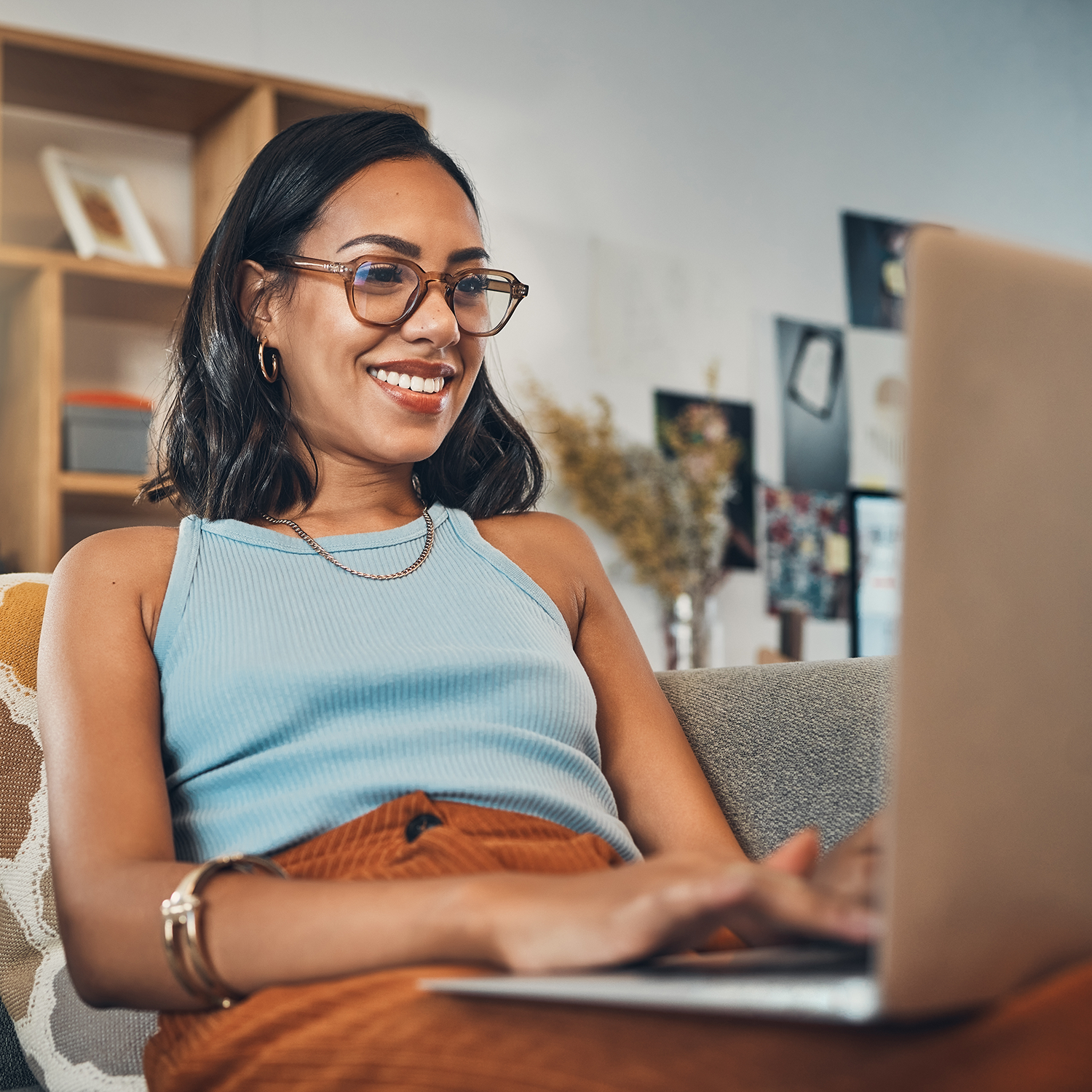 Woman on laptop