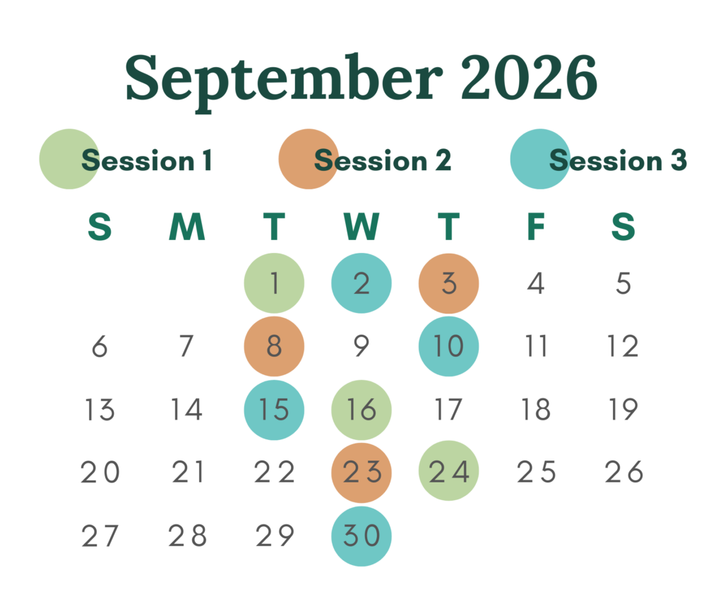 September 2026 NITO Calendar